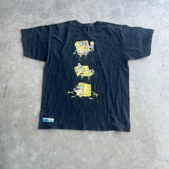 AFTERS Ice Cream ~ SpongeBob Squarepants Graphic collab tee mens size L - Picture 1 of 2